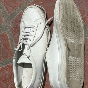 Men's White Leather Sneakers
